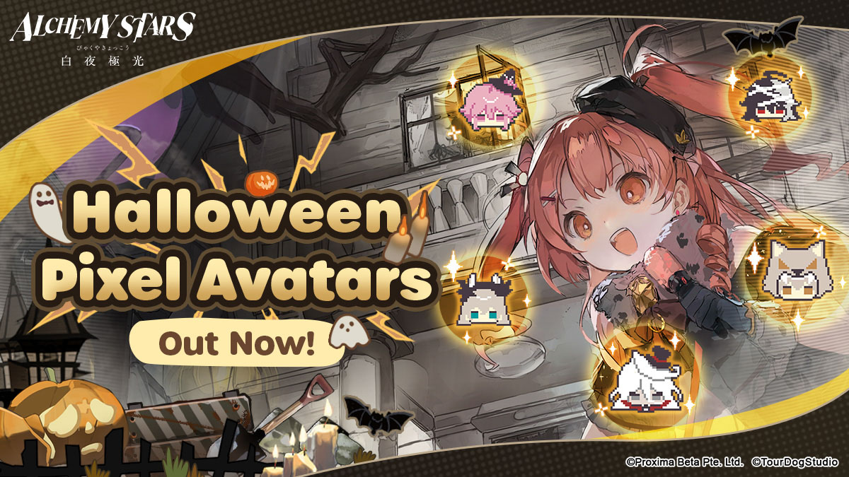 Alchemy Stars - Halloween Pixel Avatars Banner_V2.1