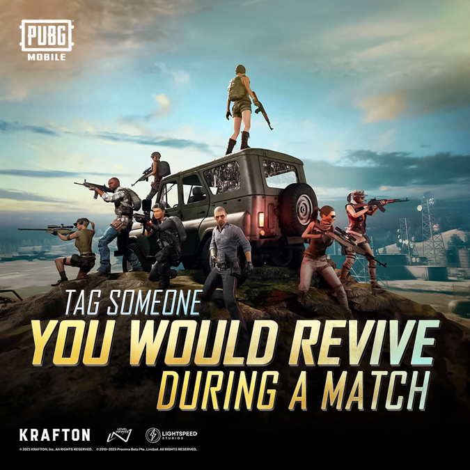 PUBGM - Tag Someone You Would Revive In A Match_1200x1200