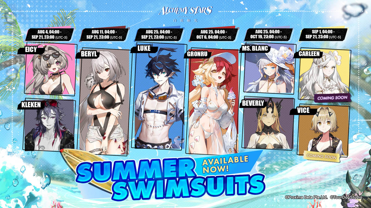 (UTC-5) Alchemy Stars - Swimsuits In Store banner