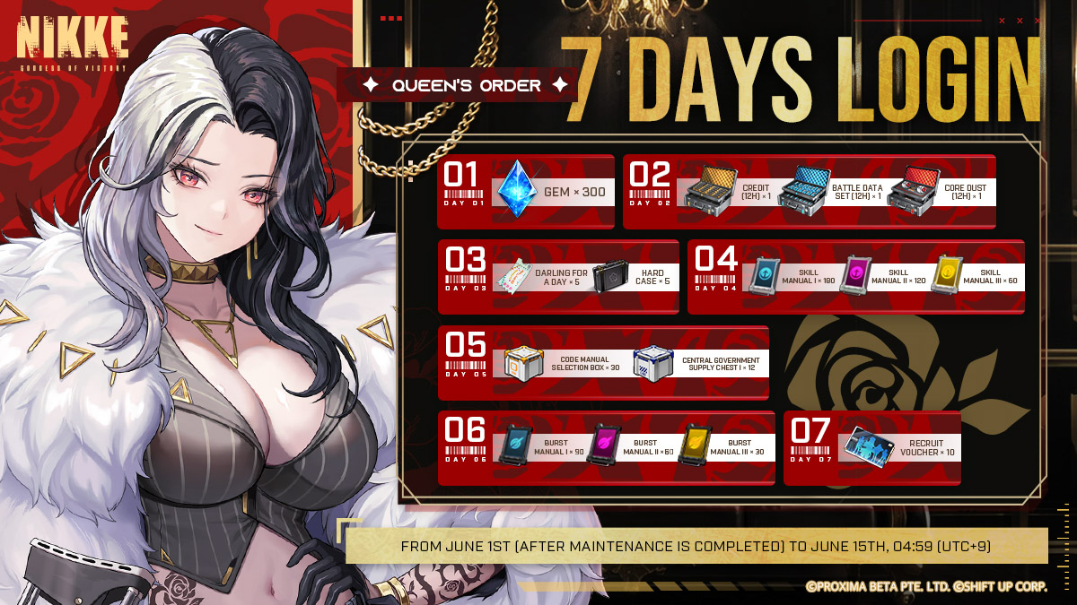 NIKKE---Queen's-Order-7-Days-Login-Bonus-Banner-EDIT